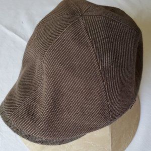 DeLux Newsboy Cap Sm (57 cm) Brown Blue Unisex